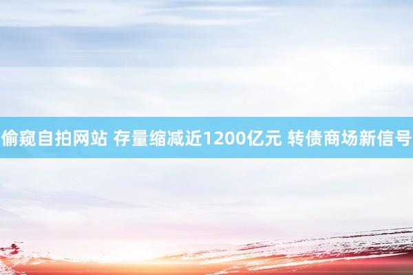 偷窥自拍网站 存量缩减近1200亿元 转债商场新信号